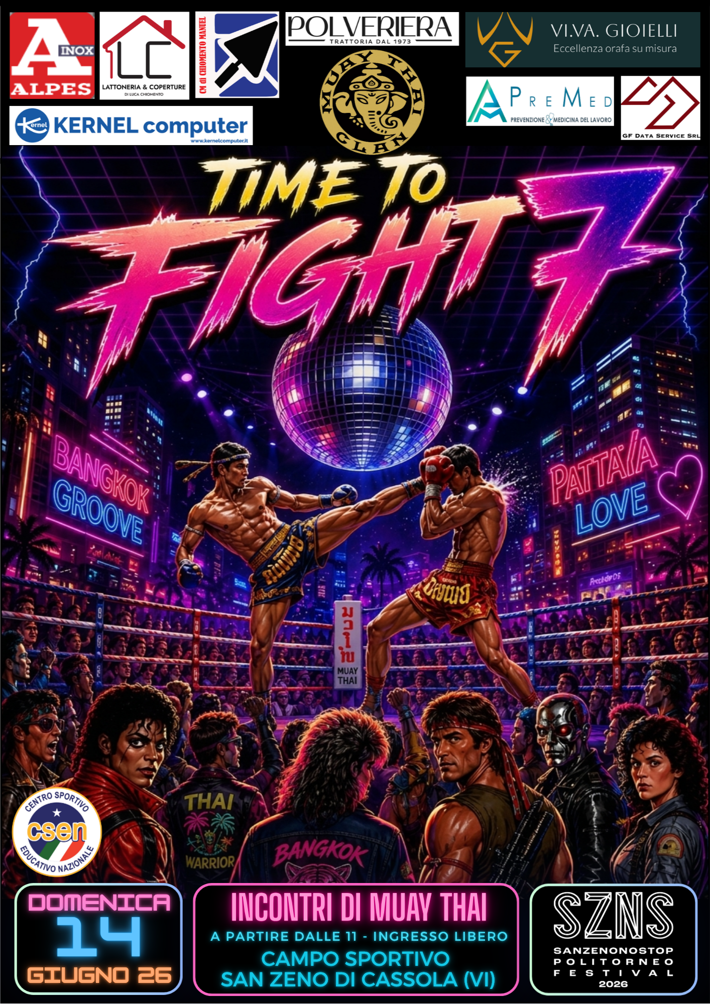 Time to Fight 7! La Muay Thai torna a San Zeno