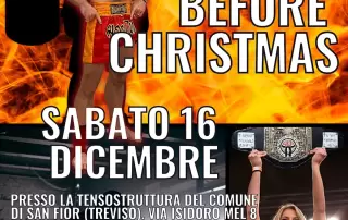 FIGHTERS BEFORE CHRISTMAS – Titolo italiano italiano -63,5 kg WKA - News Muay Thai Clan